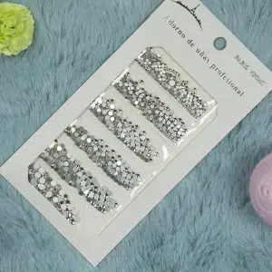 20095P- CRISTAL BASE CARBONO PLATEADO