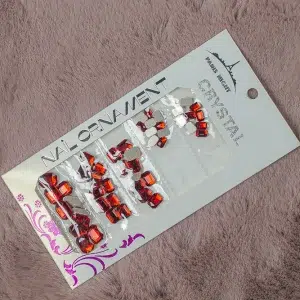 2022B-RO- CRISTAL RECTANGULO ROJO