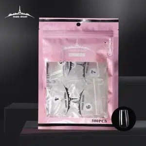 20751.1- TIPS SOFT GEL CUADRADA *500 EN BOLSA TRANSPARENTE