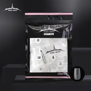 20951.1- TIPS SOFT GEL PRELIMADO CUADRADA *500 EN BOLSA