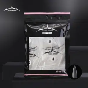 20951.2- TIPS SOFT GEL PRELIMADO STILETO *500 EN BOLSA