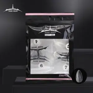 20951.4- TIPS SOFT GEL PRELIMADO ALMENDRA *500 EN BOLSA