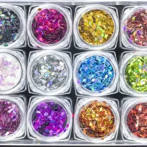 21013- GLITTER ROMBO*12