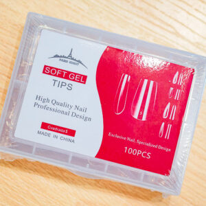 20251.5- TIPS SOFT GEL CUADRADA*100PCS #5 EN CAJA